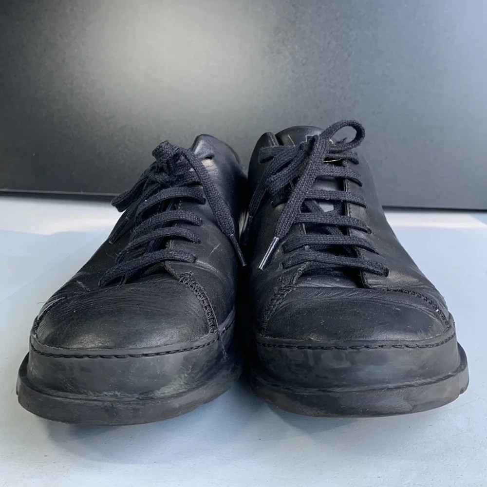 Camper Brutus Shoes Men’s Black Leather Lace Up Formal Dress Comfort Wear‎ 9/9.5